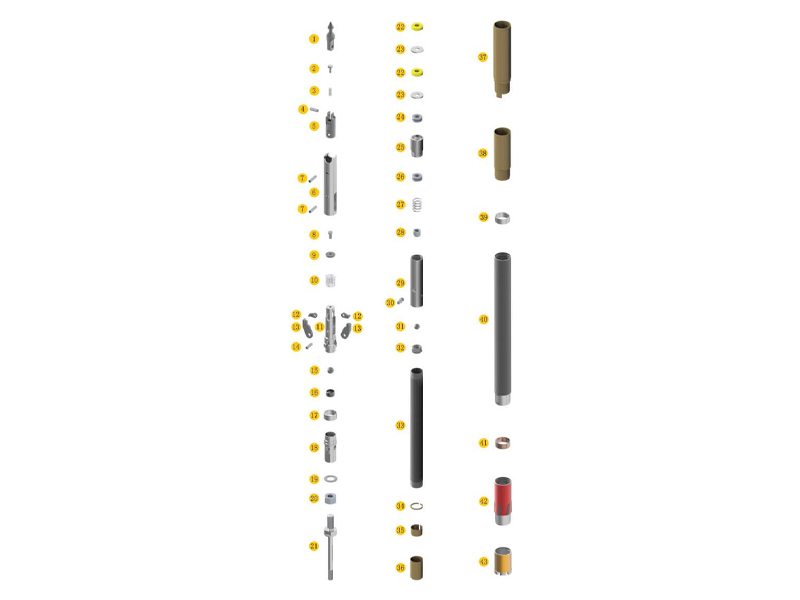 TW جدار رقيق سلسلة أدوات الحفر